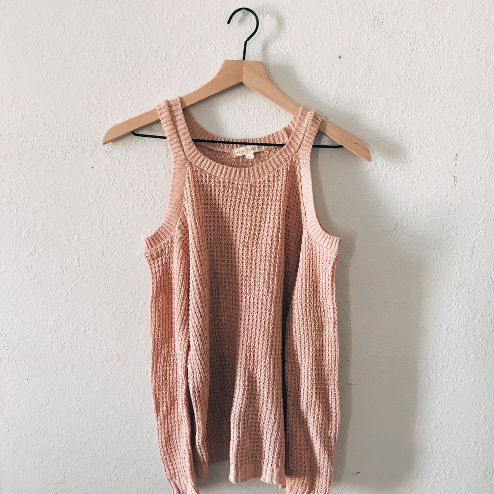 Cold-Shoulder Sweater